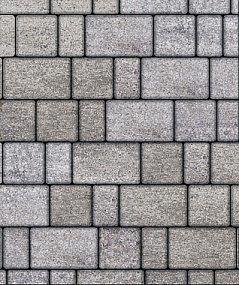 Тротуарная плитка СТАРЫЙ ГОРОД- Б.1.Фсм.6, комплект из 3 плит Искусственный камень Выбор