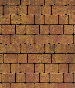 Тротуарная плитка КЛАССИКО- Б.1.КО.6 комплект из 3 видов плит Листопад гладкий Выбор