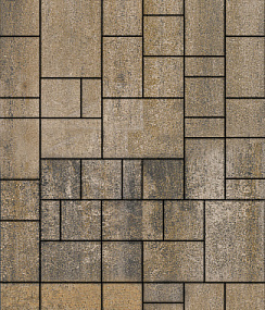 Тротуарная плитка МЮНХЕН- Б.2.Фсм.6, комплект из 4 видов плит Искусственный камень Выбор