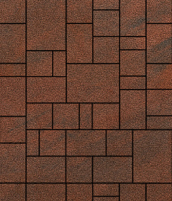 Тротуарная плитка МЮНХЕН- Б.2.Фсм.6, комплект из 4 видов плит Листопад гранит Выбор
