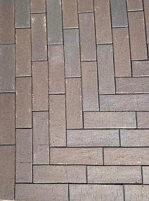 Тротуарный клинкер ЛСР формата «лонг», тротуарная плитка, брусчатка