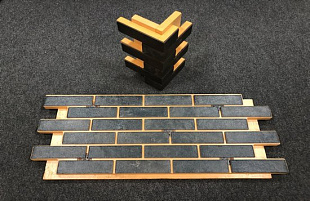 Термопанели с клинкерной плиткой Mattone Sabbia Beige HITCERAMICS