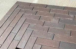 Тротуарный клинкер ЛСР формата «лонг», тротуарная плитка, брусчатка