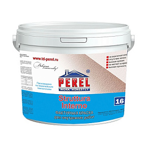 Фактурная краска для внутренних работ Perel Struttura Interno, PEREL