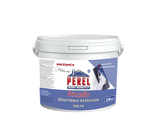 Шпатлевка готовая финишная супер белая Perel Rinzaffo